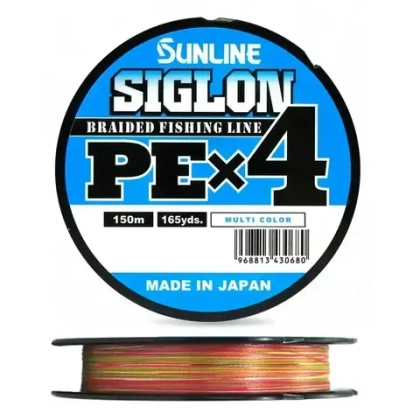 Плетенка Sunline Siglon PE X4, Multicolor (150м)