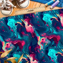 Ткань премиум флис эффектные пятна