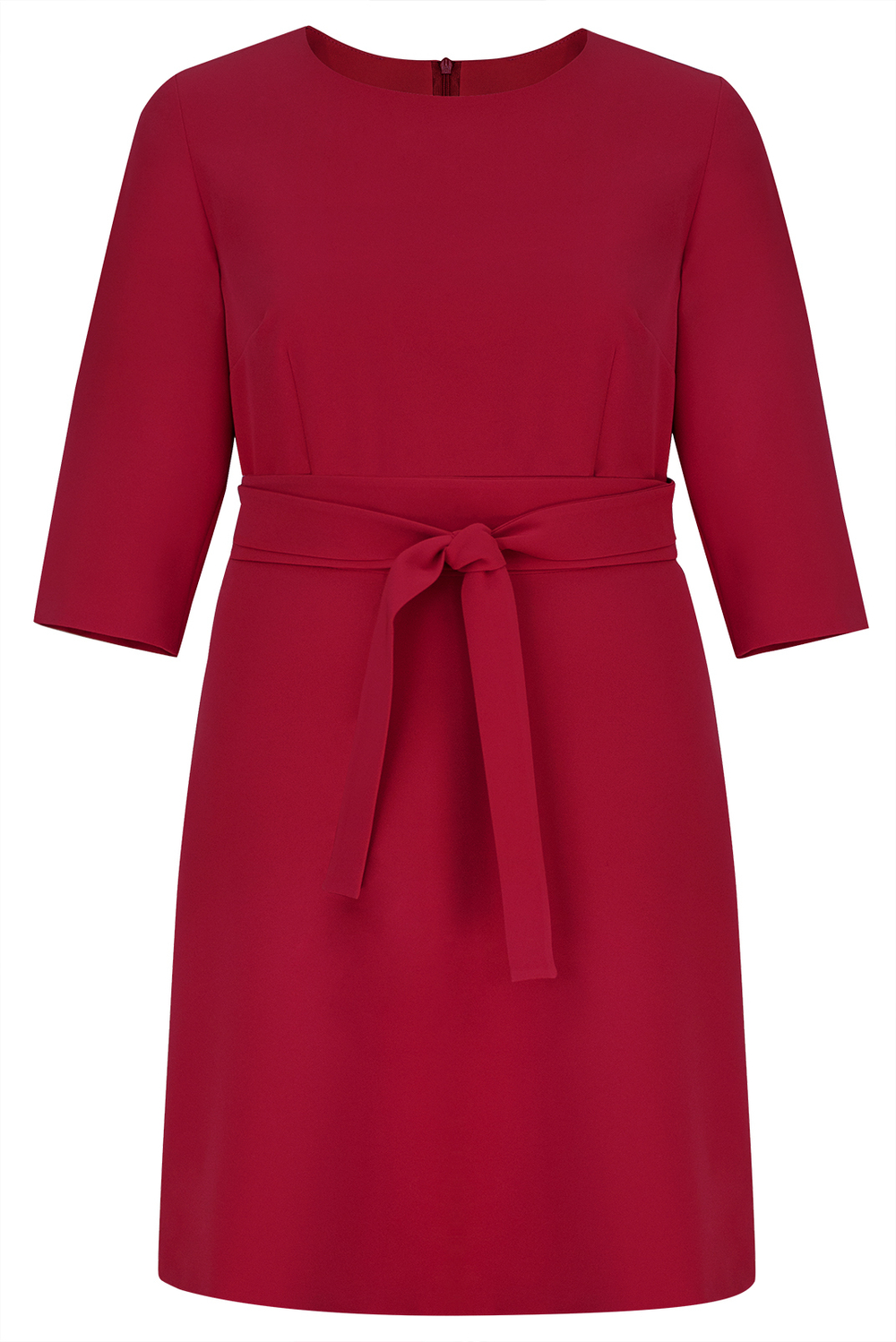 Офисное платье 1398А, бордовый #184Бв051398А