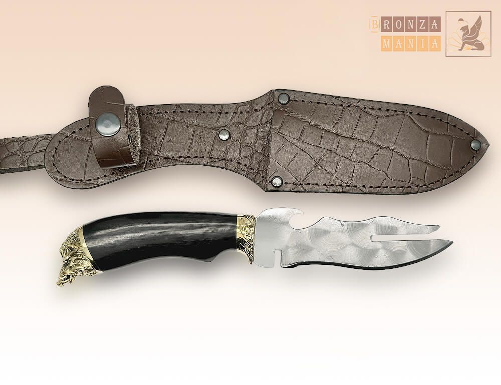 нож для шашлыка Кабан с чехлом