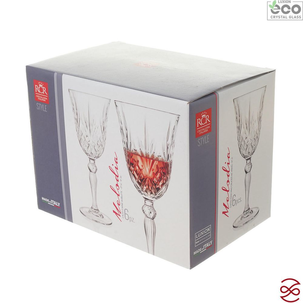 Набор фужеров для вина RCR Melodia 280мл (6 шт)