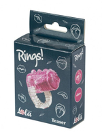 Розовая насадка на язык Rings Teaser