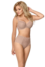 Бюстгальтер Tatiana с шитыми чашками plus size на поролоне (Размер: 95G) (Цвет: кофейный)