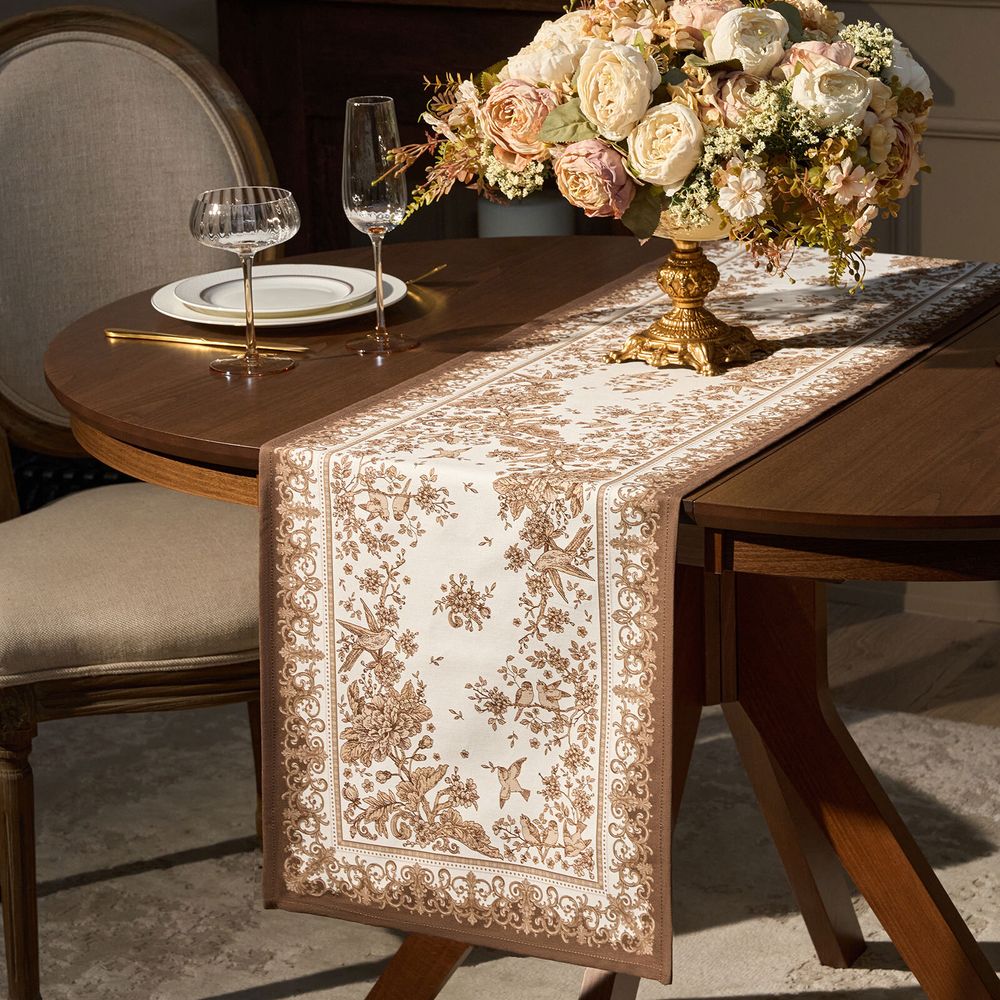 ДОРОЖКА " ROYAL GARDEN" 40Х146СМ ,БЕЛЫЙ ,100% ХЛОПОК ,ТВИЛ С ПРОПИТКОЙ