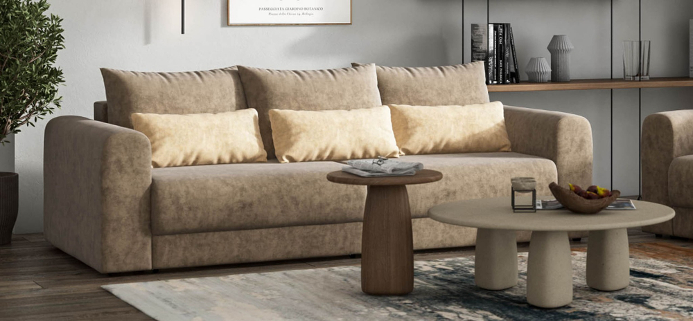 Модульный диван РИЧМОНД MODOOL Велюр Royal тауп