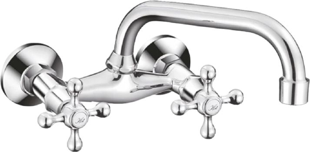 Смеситель для кухни настенный, Cron CN4708, хром