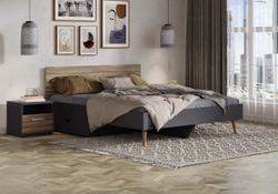 Кровать Ines (графит) (80x190)