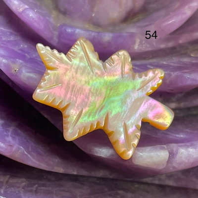 55632 Перламутр Бусина Листик 18*25мм-97