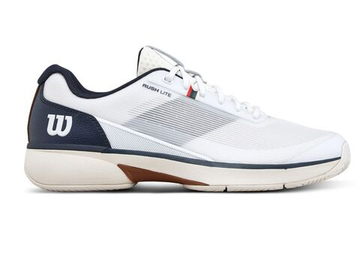 Мужские теннисные кроссовки Wilson Rush Lite 5 - white/navy/tofu
