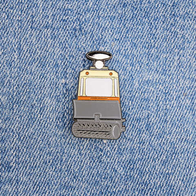 Значок трамвай-снегоочиститель ГС-4