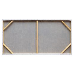 Панно декоративное с ручной росписью By Feel, 140х70 см, хаки