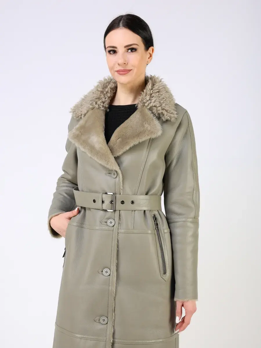 Дубленка зимняя натуральная