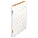 Скоросшиватель из микрогофрокартона STAFF, 30 мм, до 300 листов, белый, 128991