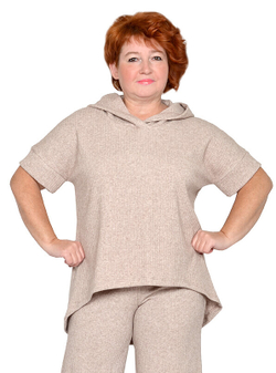 Накидка с капюшоном Морозное утро