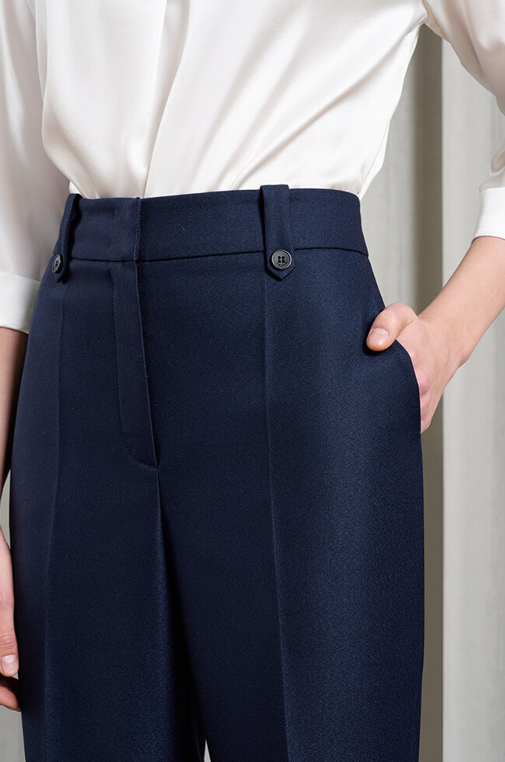 31007 Брюки женские (темно-синий)