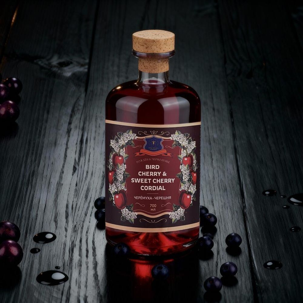 Кордиал основа для напитков ЧЕРЕМУХА-ЧЕРЕШНЯ 0,7л Tinctura Anima