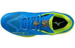 Мужские кроссовки для Падел Mizuno Wave Exceed Light Padel - peace blue/acid lime/white