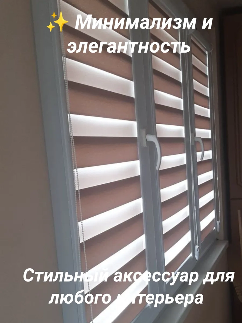 Рулонные шторы День-Ночь 65х150 см
