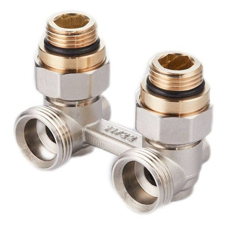 Узел нижнего подключения Royal Thermo угловой 1/2";х3/4"EK