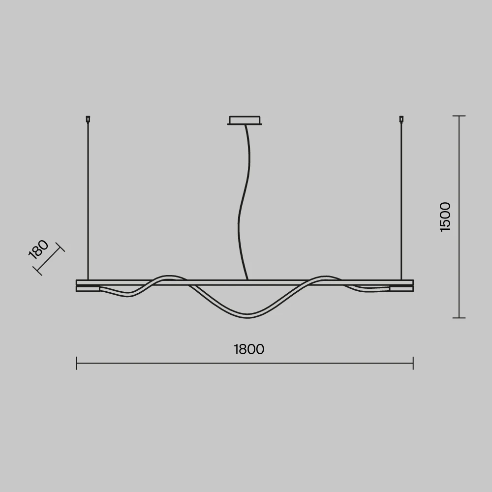 Подвесной светильник Maytoni TAU MOD166PL-L20G3K