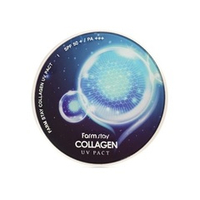 Компактная пудра с Коллагеном №13 Светлый Беж SPF50 FarmStay Collagen UV Light Beige (+refill) 2х12г