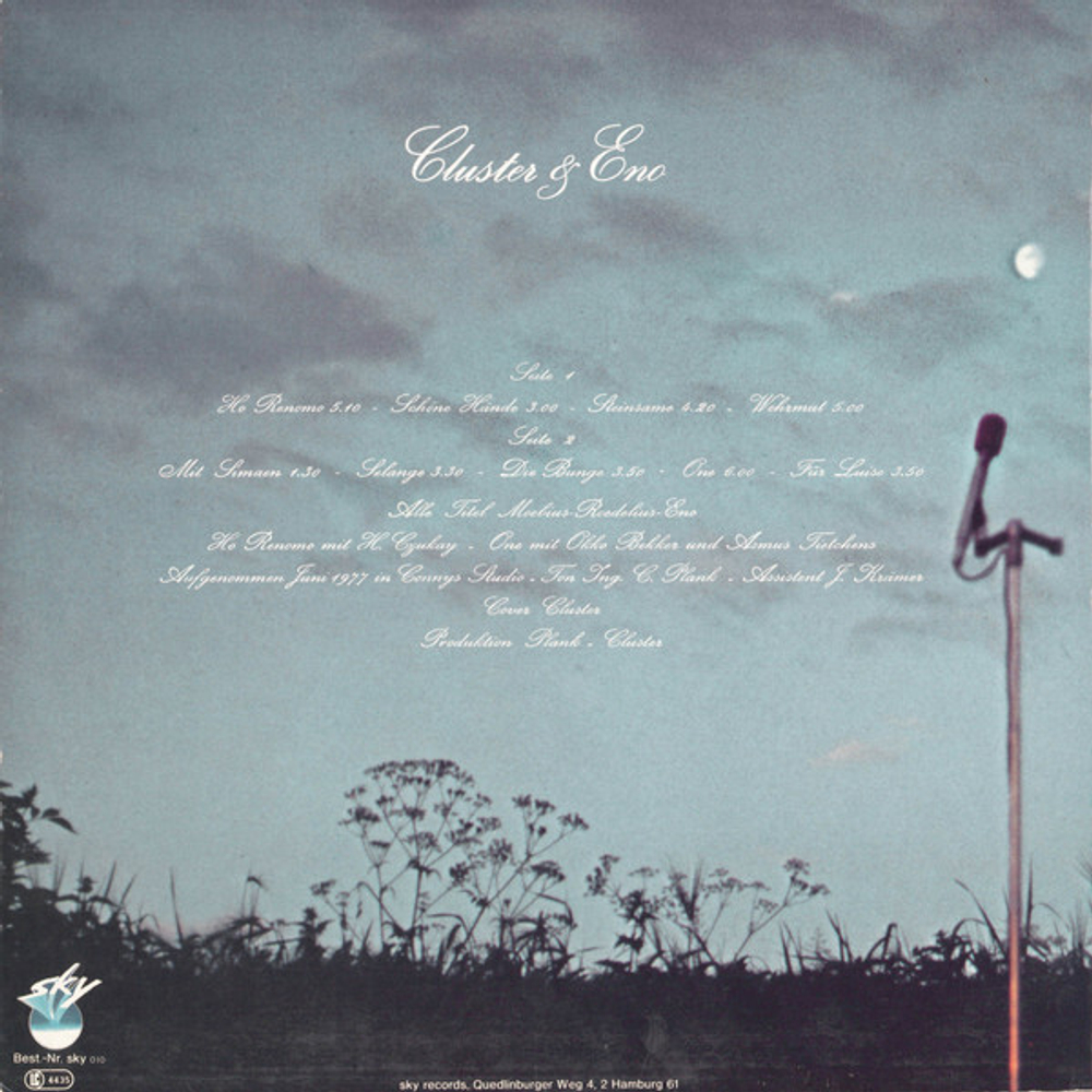 Cluster & Eno / Cluster & Eno (LP)