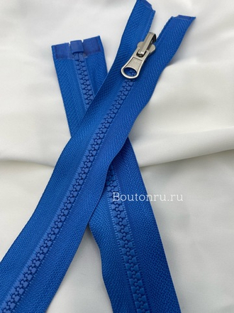 Молния тракторная синий с перекидным бегунком