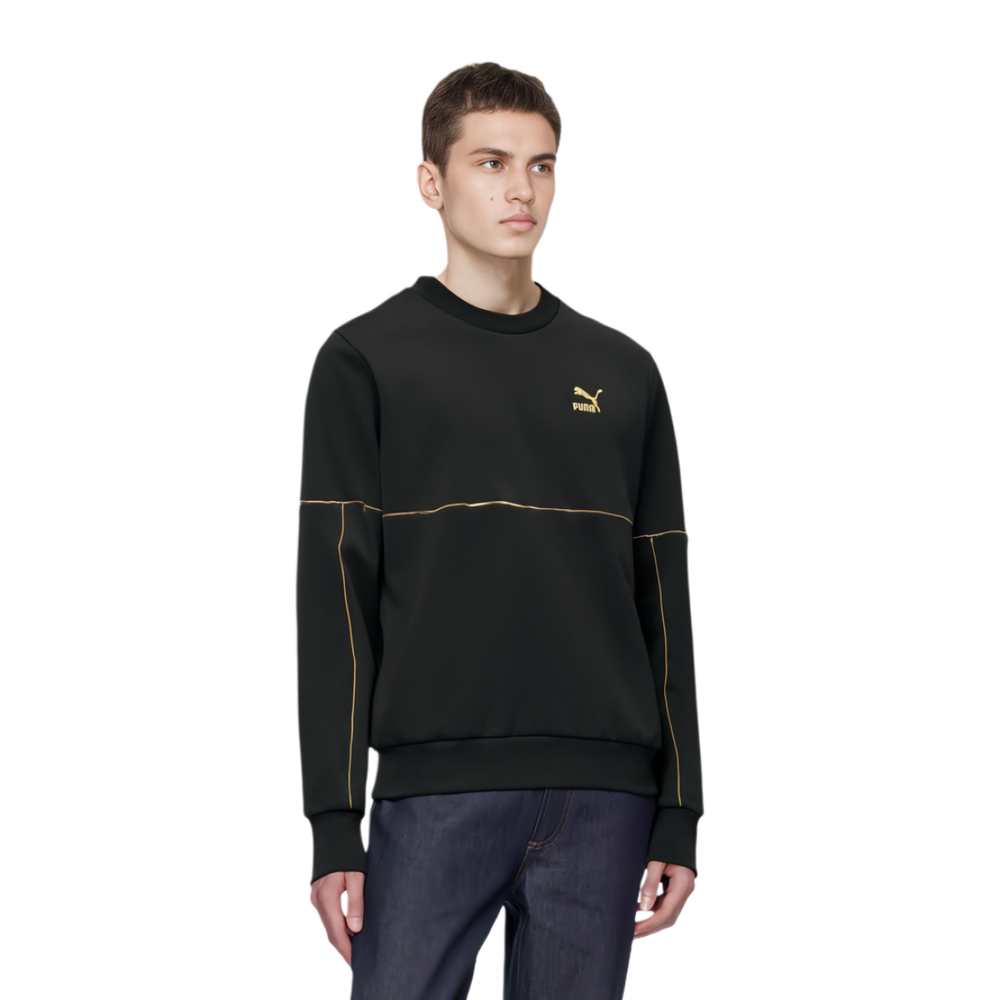 Толстовка PUMA Luxe Crew Logo, 534410-01