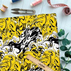 Ткань дюспо жидкое жёлтое такси