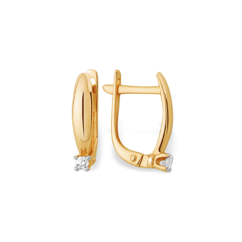 Серьги из золота 585 пробы