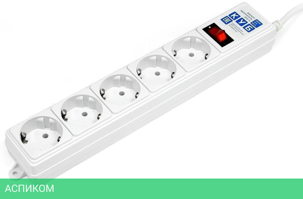 Сетевой фильтр Power Cube SPG-B-10-WHITE белый