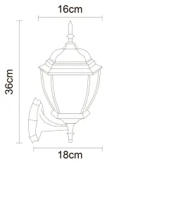 Уличный настенный светильник Arte Lamp