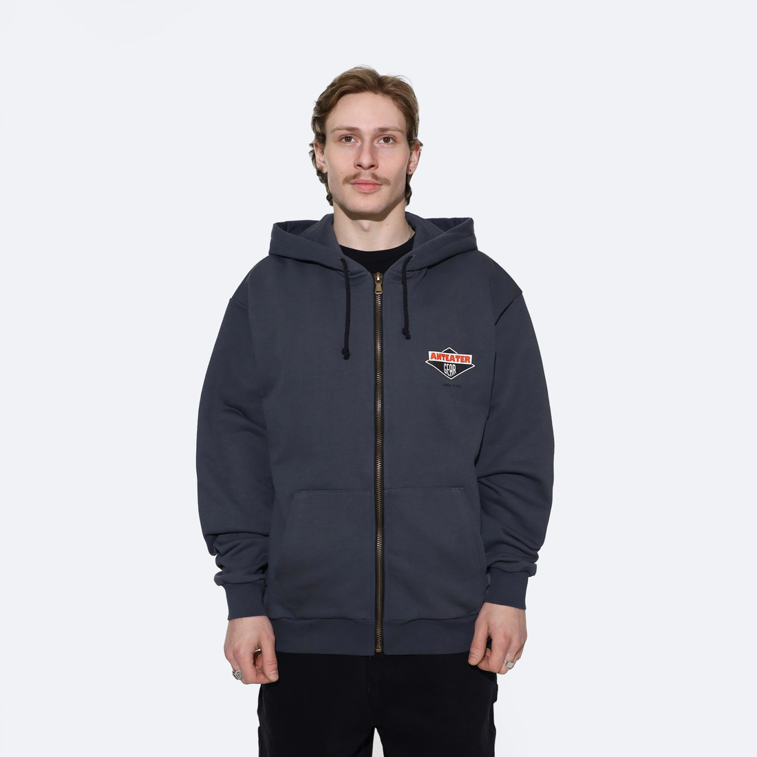 Купить Худи Anteater Hoodie Zip (grey)