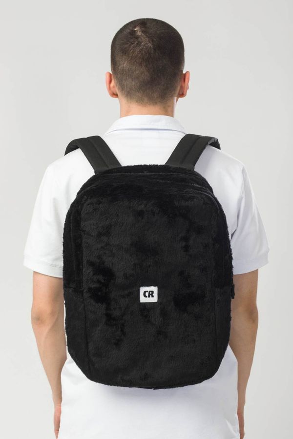 Рюкзак Brick Slim черный мех - фото 1