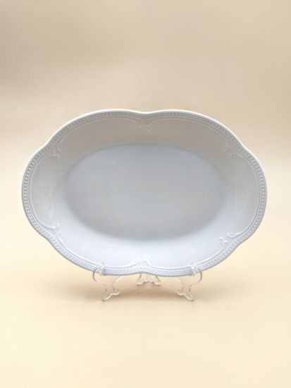 Блюдо овальное 25,5х17,5 см. набор 4 шт. "White Ornaments"