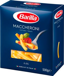 МАКАРОНЫ BARILLA ПАСТА MACCHERONI №44 500ГР