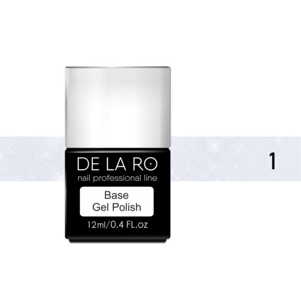 Delaro Base New France shimmer 01 (средняя вязкость) - 12ml
