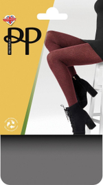 Классические теплые колготки с хлопком (Размер: M-L) (Цвет: черный)