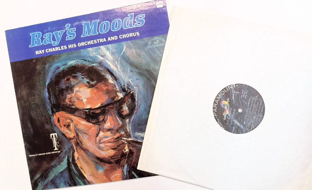 Винтажная виниловая пластинка LP Ray Charles His Orchestra And Chorus Rays Moods (USA 1966)