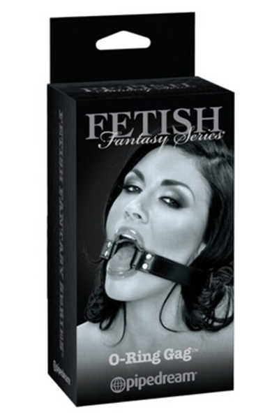 Кляп-рамка O-Ring Gag (Цвет: черный)