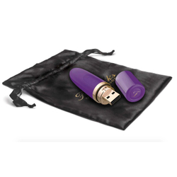 Перезаряжаемая вибро-помада фиолетовая LIPSTICK VIBE