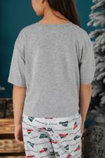 Костюм для девочки Каникулы-1.2 Виотекс СЕРЫЙ МЕЛАНЖ