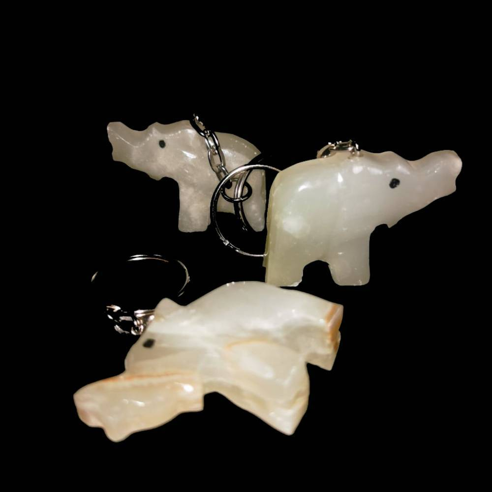 Брелок "Слоник" оникс асс.