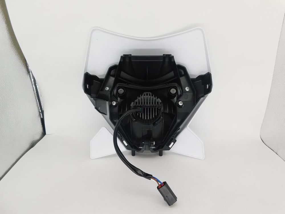 Фара с щитком эндуро KTM 2024 Otom белая
