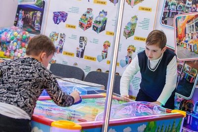 Аэрохоккей детский "Колобок" (170*90*80 см.)