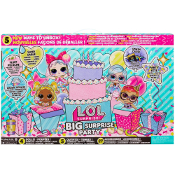 L.O.L. SURPRISE - Большой набор для вечеринки-сюрприза с 4 куклами ЛОЛ + 40 аксессуаров 120957 / артикул   120957  / GTIN 035051120957