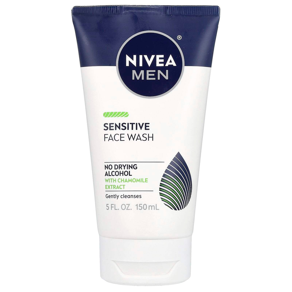 Nivea, Средство для умывания для чувствительной кожи для мужчин, 150 мл (5 жидк. унц.)