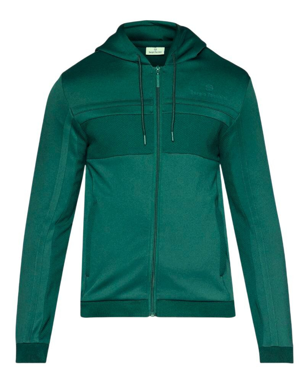 Мужская теннисная кофта Sergio Tacchini Majong Hoodie Tracktop - дымчатый