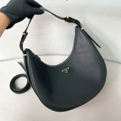 Prada Arque Large Leather Shoulder Bag 39 cm