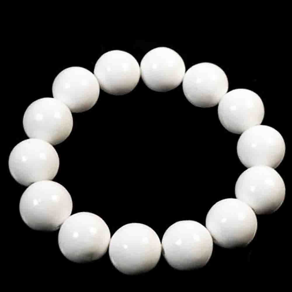 Серьги "Бонбон" кварцит белый асс.